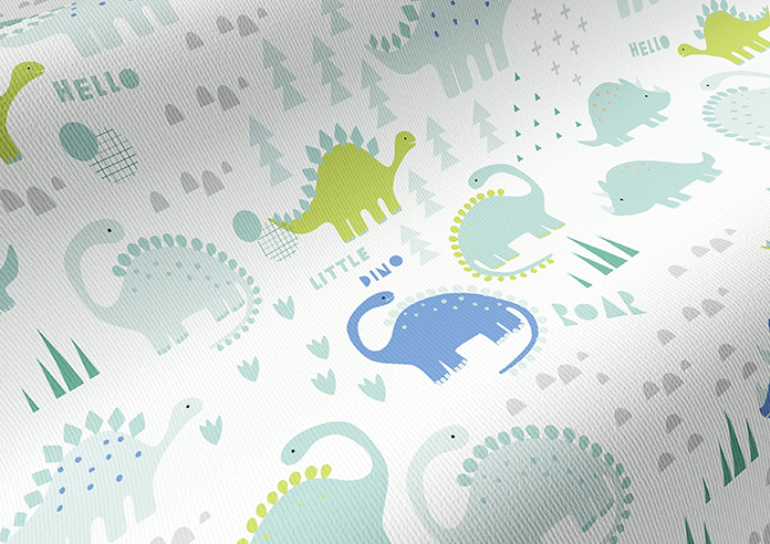 Dino Geo, Jurassic Greens - Roller Blind - Image 4